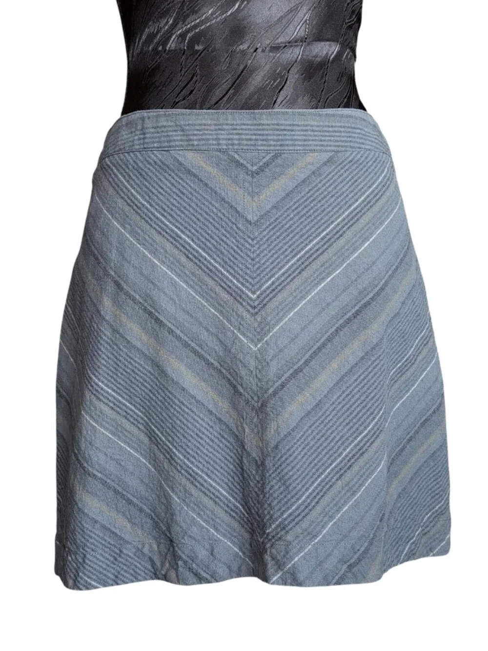 Free People Boho Tiered Cotton Midi Maxi Skirt Medium Multi-Color